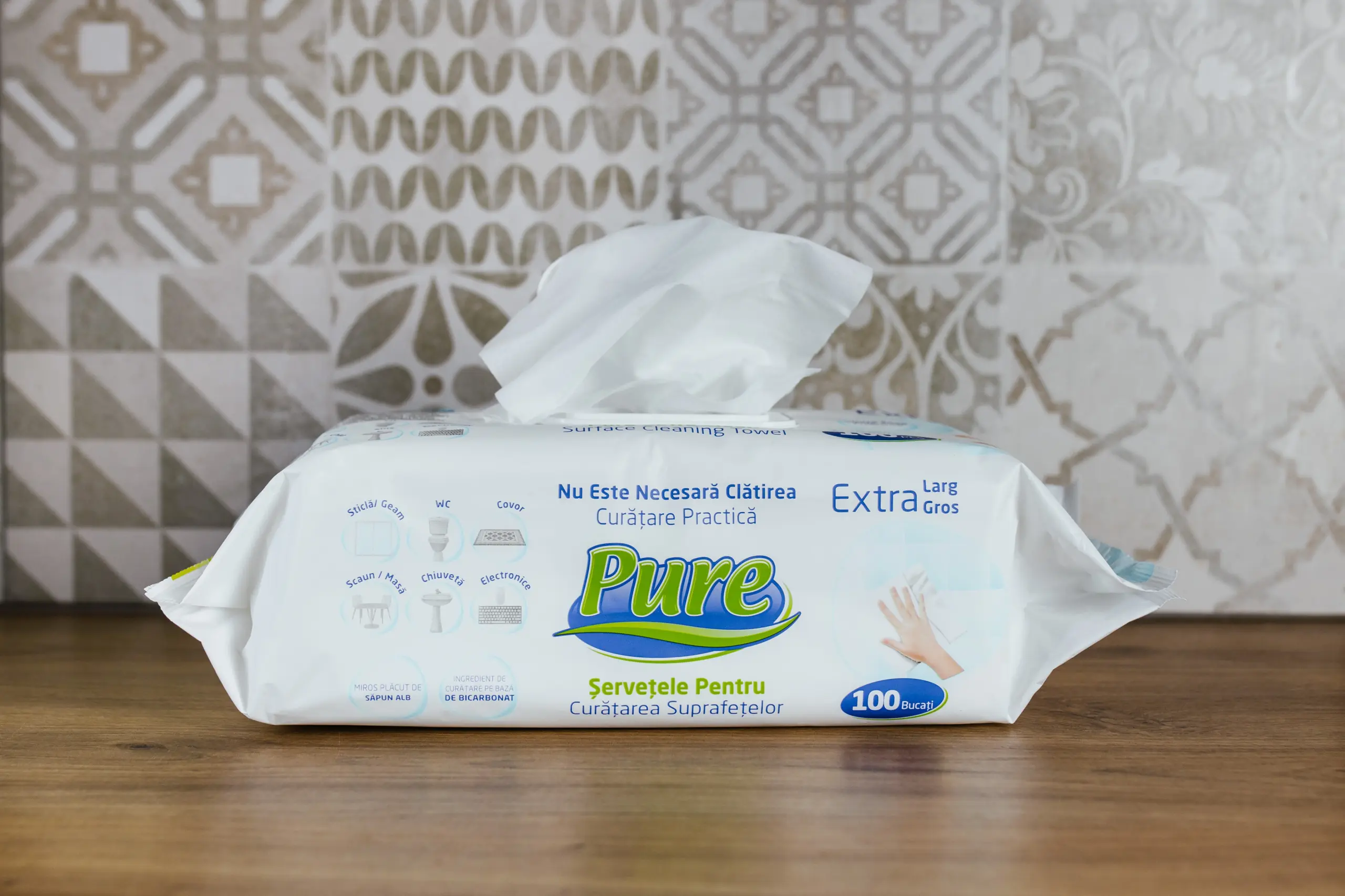 Ściereczki uniwersalne Pure 100szt Blue