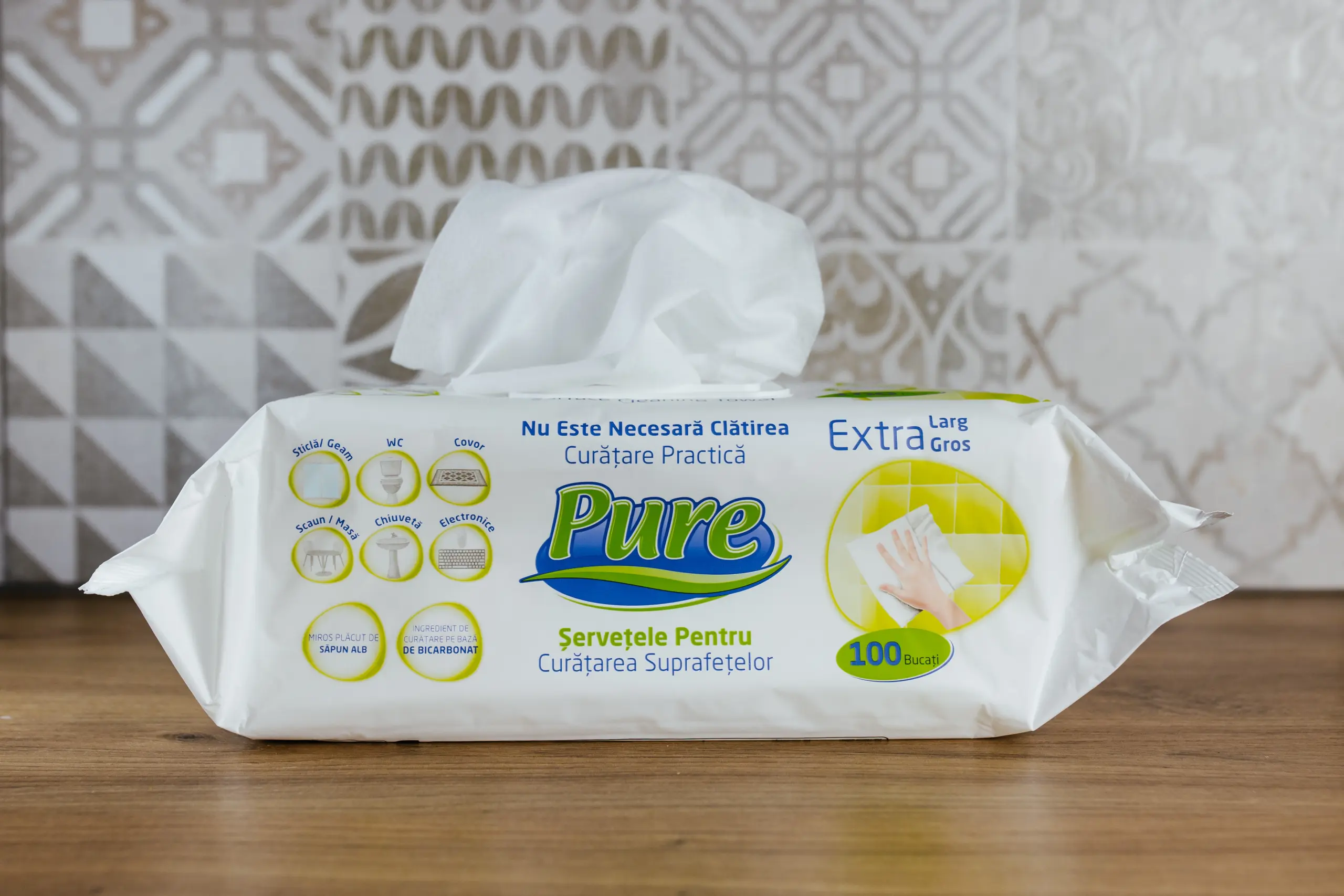 Ściereczki uniwersalne Pure 100szt Yellow