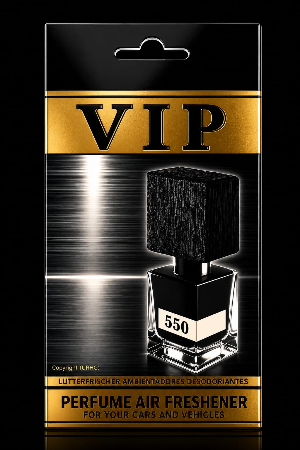 Zapach samochodowy VIP 550, męski (CARIBI)