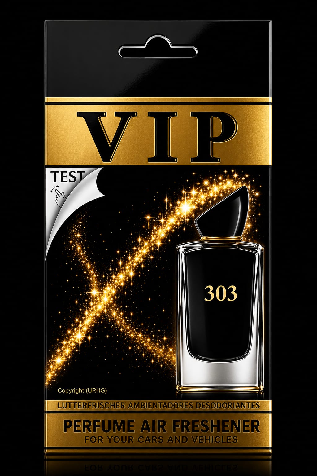 Zapach samochodowy VIP 303, damski (CARIBI)