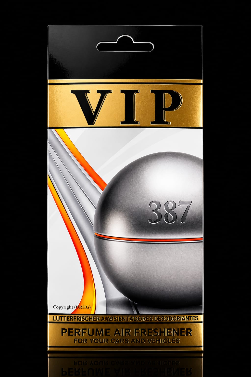 Zapach samochodowy VIP 387, męski (CARIBI)