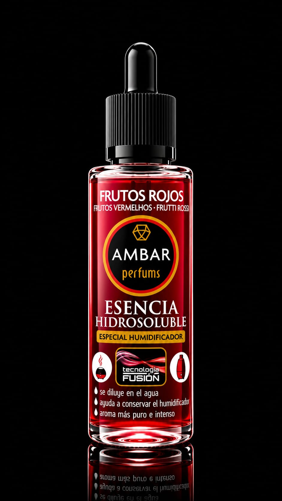 AMBAR Perfums Esencja Wodnorozpuszczalna Frutos Rojos (Czerwone Owoce) 50 ml