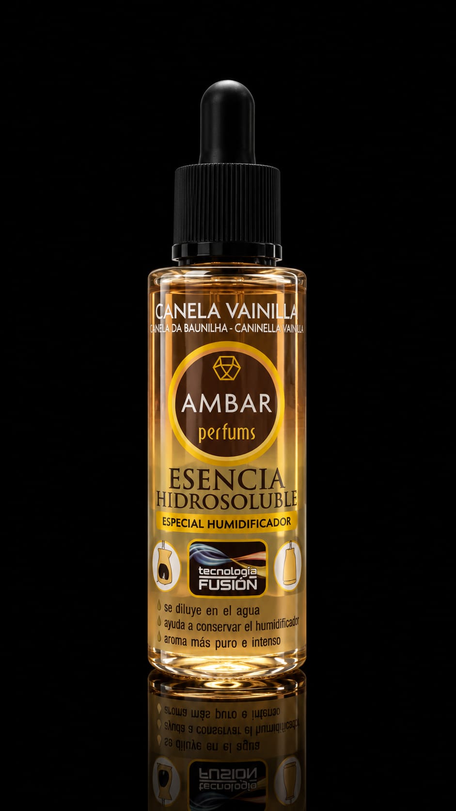 AMBAR Perfums Esencja Wodnorozpuszczalna Cynamon i Wanilia (Canela Vainilla) 50 ml